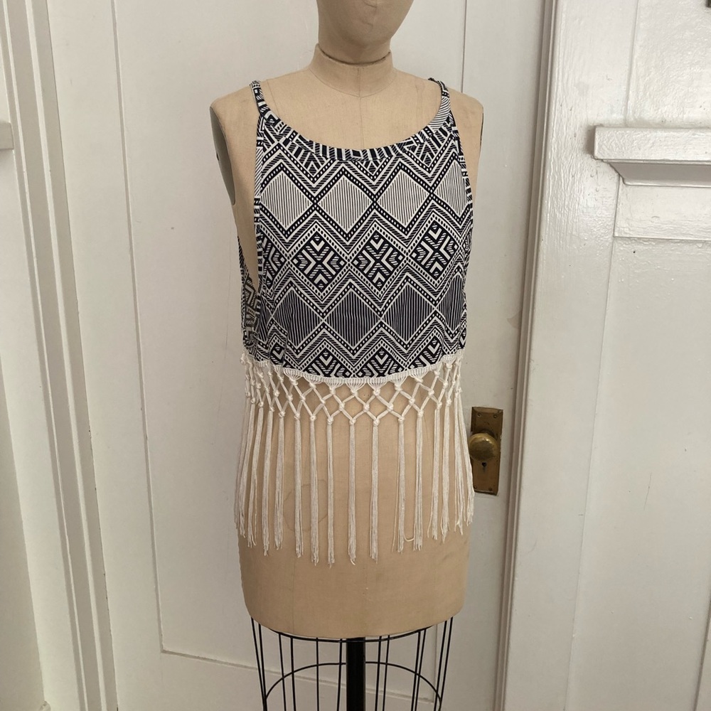 Beachy fringe top